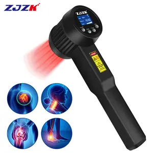 ZJZK 5W Cold Laser Healing Physiotherapy Machine, Portable 25 Diodes 808nm 650nm Cold Laser Therapy Device for Neuropathy Near me ,Light Laser for Pets,Laser Treatment for Injured Muscles,Laser Treatment for Disc Bulge,Pain Treatment for Dogs