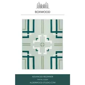 Boxwood Quilt Pattern by Alderwood Studios