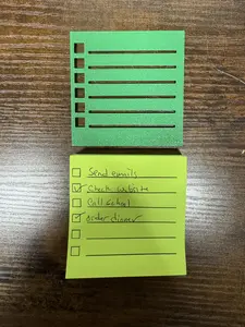 Sticky Note Checklist Stencil for 3x3 Notes – Reusable To-Do List Template – Perfect for Planners, Journals, ADHD Organization, Teachers, Productivity, Bullet Journaling