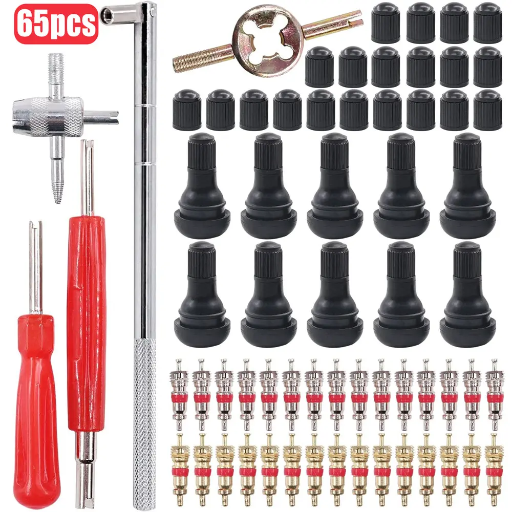 Tire Valve Stem Core Remover&Installer/Replacement Tool Kit For TR413 Valve Core