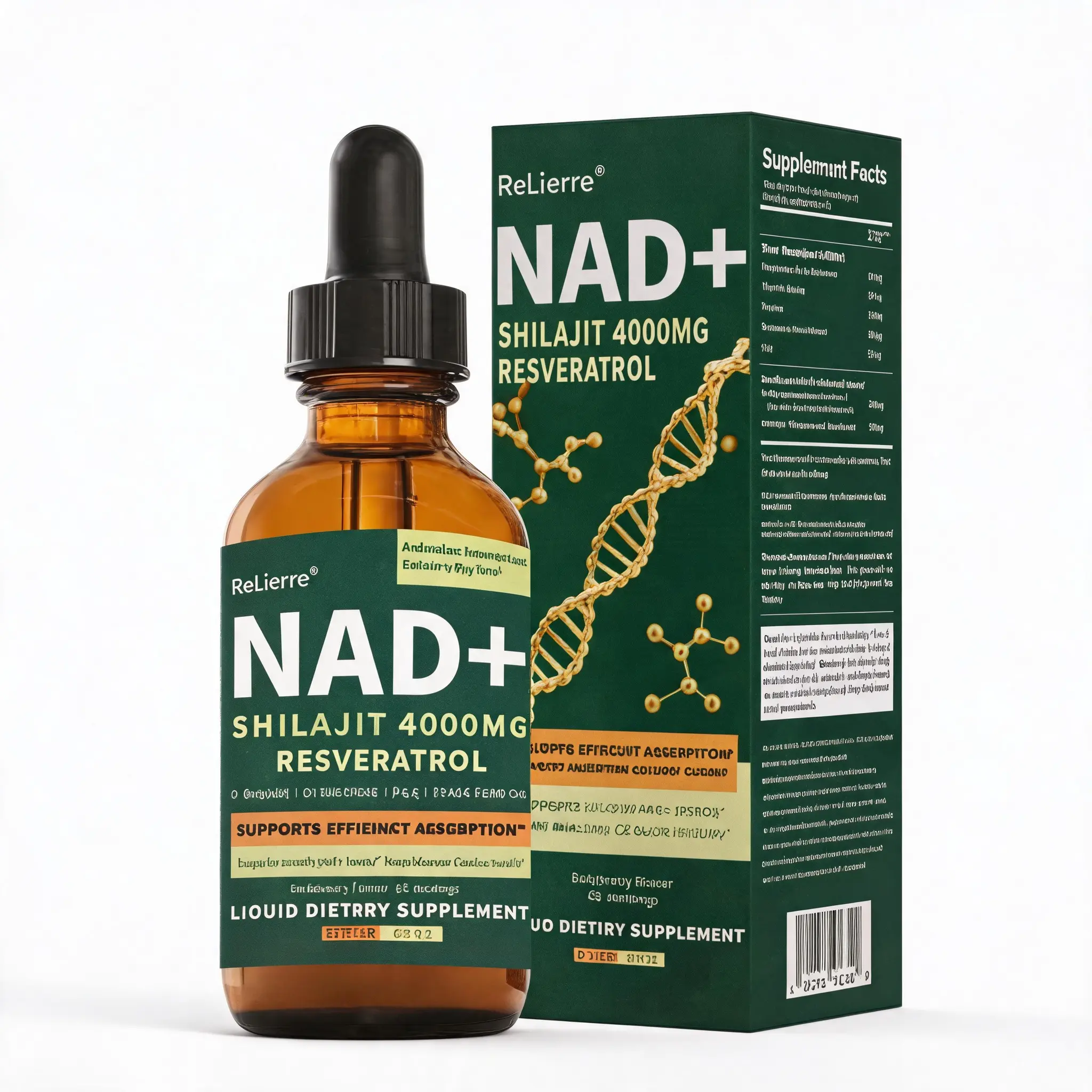 RELIERRE NAD+ Shilajit Drops