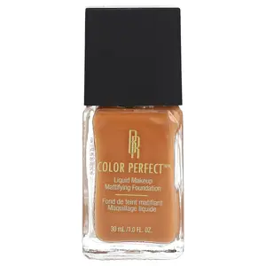 Black Radiance Color Perfect, Liquid Makeup Mattifying Foundation, 8413 Rum Spice, 1 fl oz (30 ml)