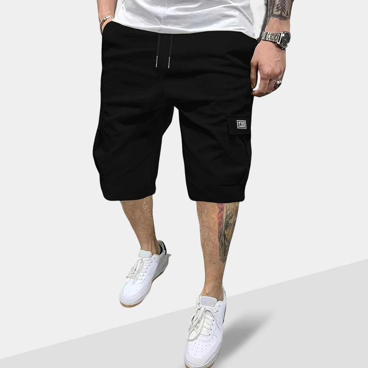 Men’s Summer Cargo Shorts – “Fashion” Label, Multiple Pockets, Utility Work Bottoms, Lightweight Breathable Casual Hiking Shorts, Outdoor Army-Style Combat Shorts, Loose Fit for Everyday Wear,father'sdaygifts