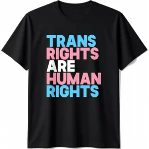 Trans Right are Human Rights Shirt Transgender LGBTQ Pride T-Shirt