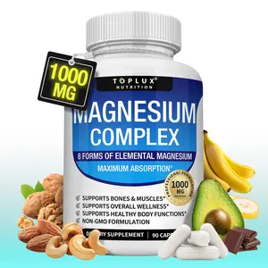 Assorted Quantity Packs | Magnesium Complex, 8-in-1 Magnesium Supplement, 90 Vegan Capsules Each, USA Made