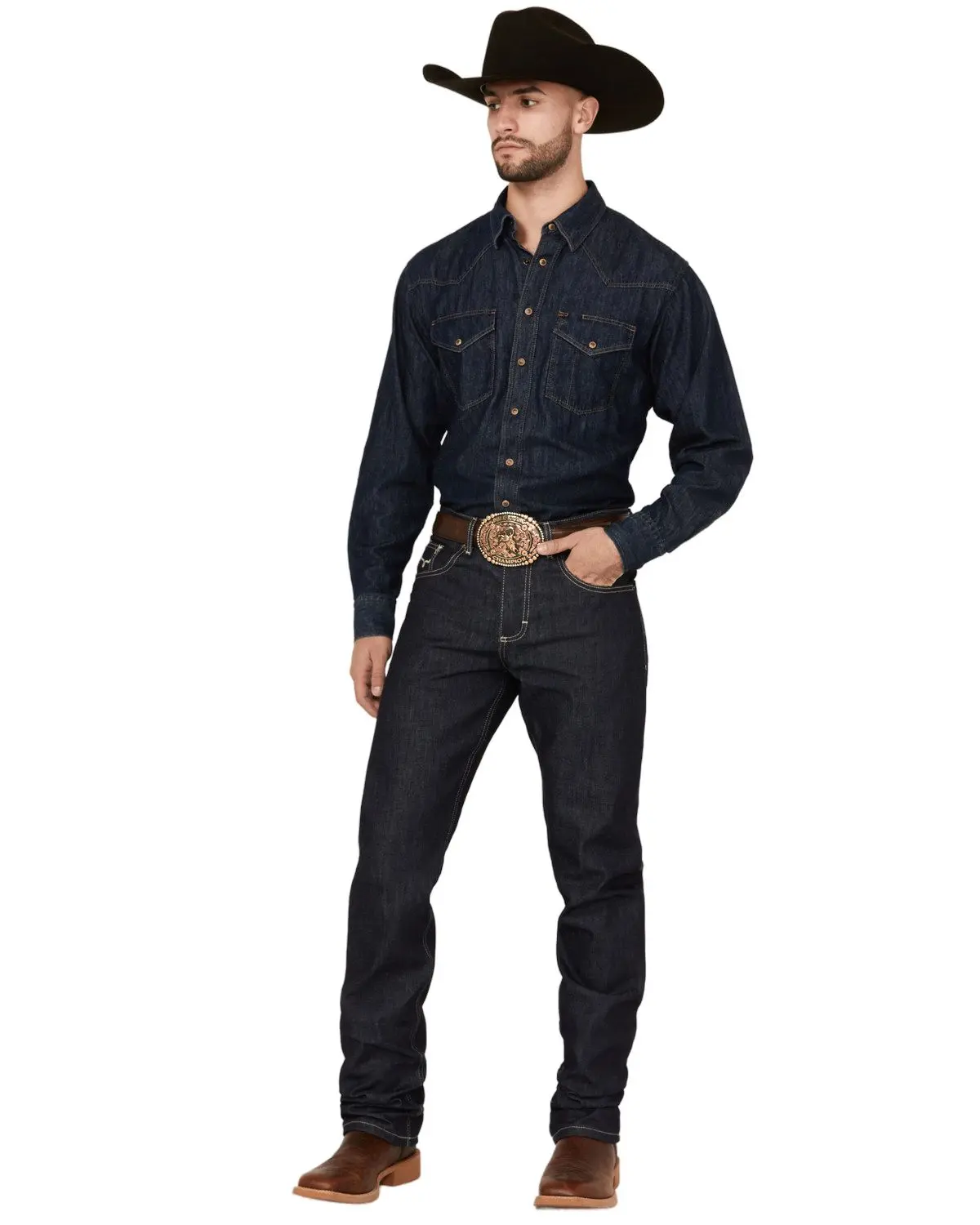 Kimes Ranch Men's Men'S Raw James Low Straight Bootcut Jeans - Mj-10118