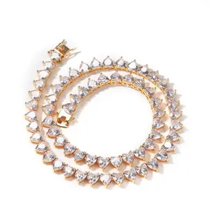 Tennis heart necklace