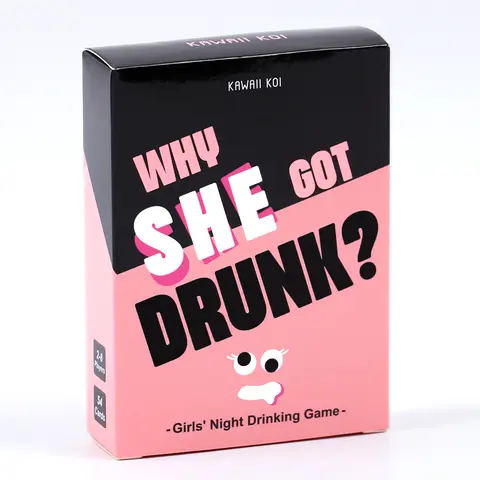 Girls Night Party Drinking Games - Why She Got Drunk For Ladies' Nights - Fun Board Games For Girls Night Out & Bachelorette Party 21st Birthday Party Party Supplies