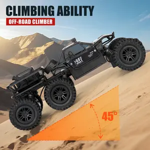 [SpringGlow-Up]Six-wheel Alloy Climbing Remote Control Car, Four-wheel Drive Off-road RC Toy, All-terrain Toy with High Elastic Shock Absorber, Children's Day Gift, Toys for Kids Over 3 Years Old, Birthday Gifts(28×18×10cm)