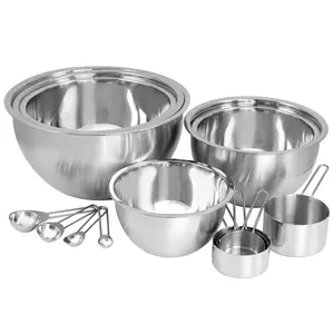 Mega Chef 14-Piece Measuring Set and Mixing Bowls