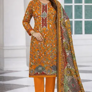 Salwar Kameez - party Womenswear with Floral Embroidery and Vibrant Colors