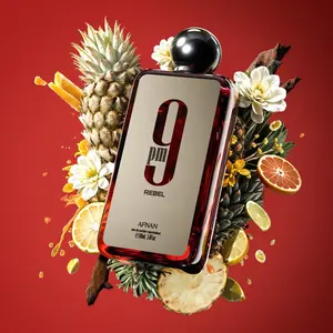 Afnan 9pm Rebel Eau de Parfum 100ml - Bold Fragrance for Men & Women with Mandarin Pineapple & Granny Smith Apple Notes Regular Edition