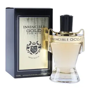MCH Invincible Gold Spray Cologne Eau de Toilette for Men 100ml Masculine Aromatic Marine Scent Ideal for Daily Wear & Casual Occasions