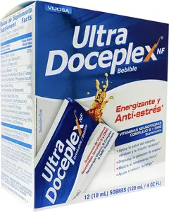 VIJOSA Ultra Doceplex Energy Pouches - Powerful B Complex in a Pouch -liquid, 12 Pouches Fitness Healthcare Vitamin Essential Minerals Supplement
