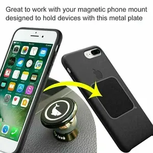 Metal Plates Adhesive Sticker Replace For Magnetic Car Mount Phone Holder