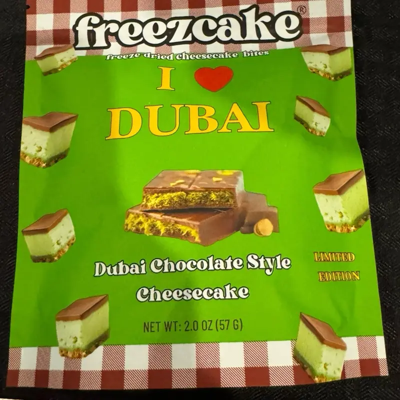 Freeze-Dried Cheesecake, Dubai-Style Dessert