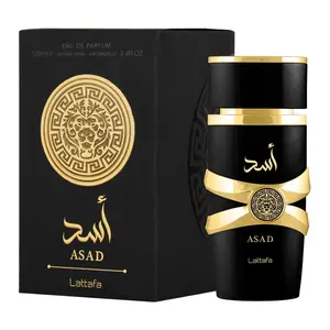 Lattafa Asad Eau de Parfum Spray for Men 3.4 Oz (100ml) Deodorant Gift Bold Arabian Perfume Exotic Arabic Perfume
