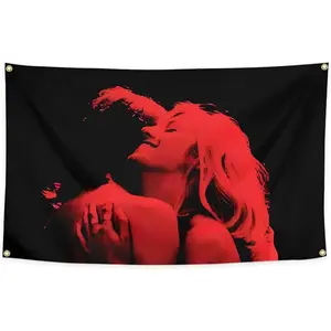 TV Girl French Exit Tapestry Who Really Cares Tapestry 3x5 Feet with Brass Grommets for College Dorm Room Decoration,Outdoor,Parties,Home,Bedroom,Indoor Decoration