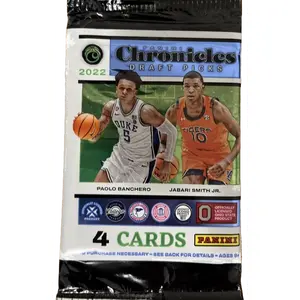 2022-23 Panini Chronicles Draft Picks Basketball Blaster Pack (4 Cards)