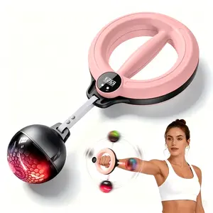 360° Rotating Wrist & Forearm Trainer for Men and Women, Upper Body Strength Tool for Arms,Shoulders & Chest, Portable Home Gym Fitness Grip Strengthener, Arm Trainer with Dumbbells &Lifting Straps