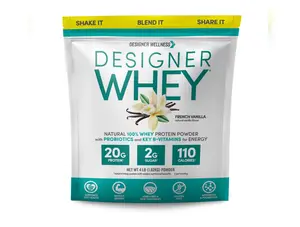 Vanilla Designer Whey 4lb Bag: 100% Whey Protein Powder Designer Protein ®
