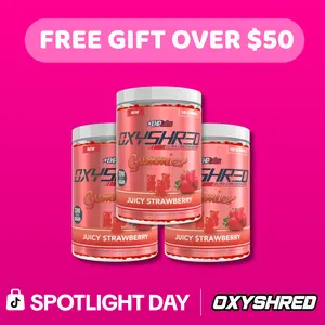 SPOTLIGHT x OxyShred Gummies 3-Pack | 3 x 120ct | On-The-Go Energy & Focus | Zero Added Sugar | Best Value Gummies Bundle
