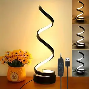 Classic Vintage Inspired Creative Desk Lamp 3 Color LED Table Lamp Touch Dimmable Nightstand Lamp for Bedroom Living Room Home Office