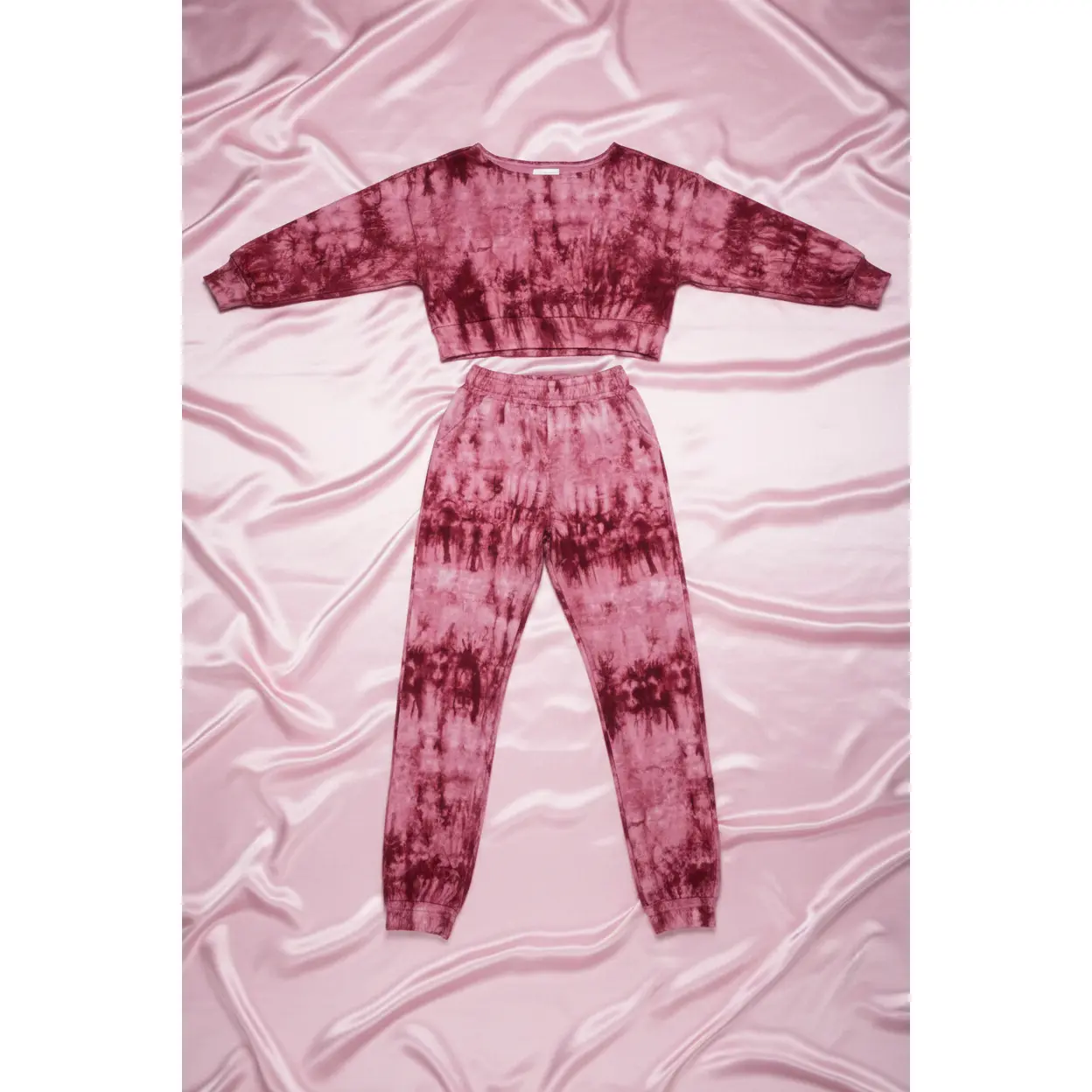 Tee-Wee Fleece Set-Burgundy matching sets