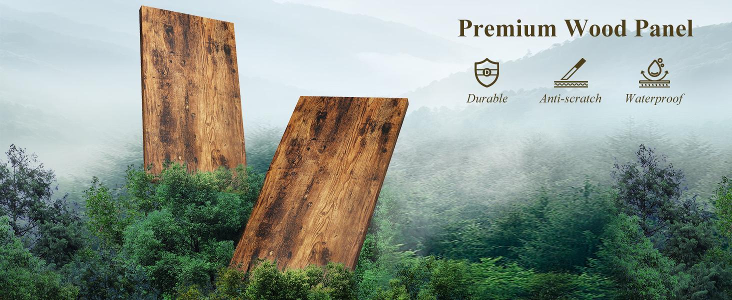 SNTD Baker Rack with Power Outlet - Microwave Stand with Storage, Large Coffee Bar Station with 14 Hooks, Metal Kitchen Shelf Rack for Spices, Pots (Rustic Brown) | with Power Outlet, with Storage, with 14 Hooks, for Spices, for Pots