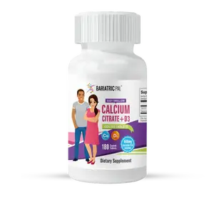 BariatricPal Easy Swallow Calcium Citrate (600mg) and D3 Coated Tablets
