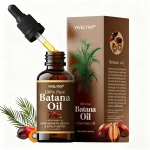 Batana Oil,Strong & Healthy Hair, Make Hair Longer Fuller Thicker, Organic Batana Oil with Rosemary,Organic Rosemary Oil Vitamin E Nourish Scalp,for All Hair Types,