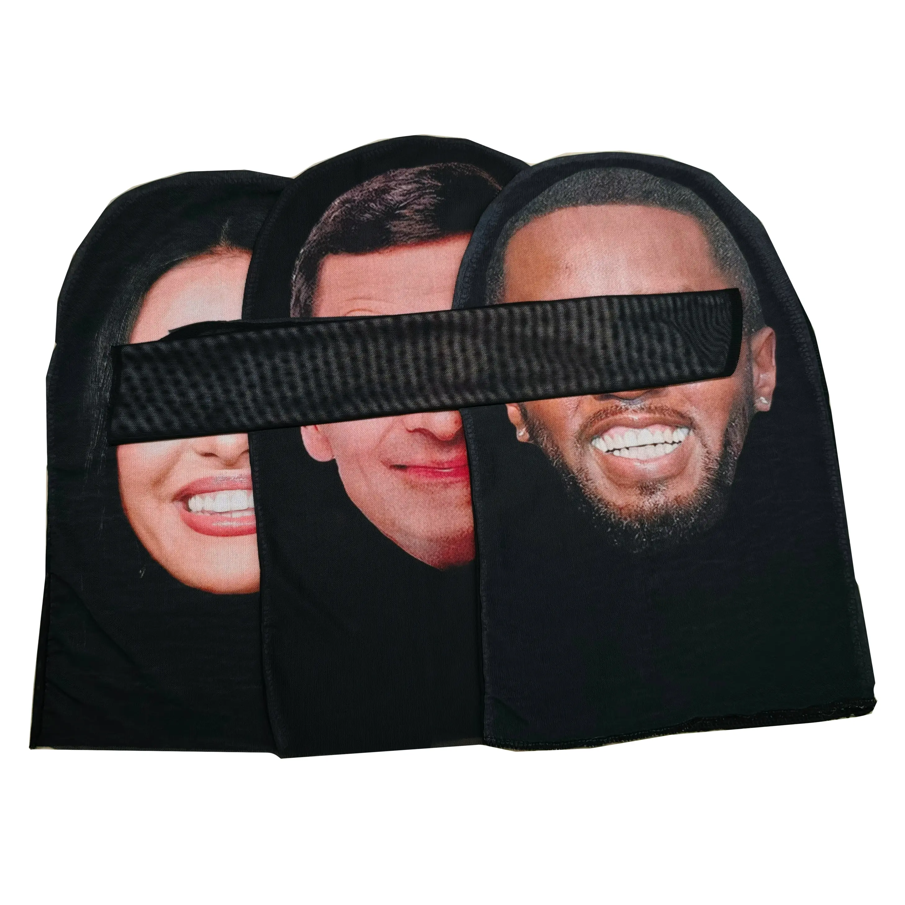 Funny Elastic Prank Mesh Face Mask - Festival Adult Mask, Party Supplies Accessory, Men's Accessory, Cosplay Headgear, Motorcycle Protection, Funny Gift for Guys, Accessories