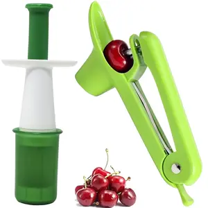 Cherry Pitter Tool Pit Remover，Grape Cutter Tool for Toddlers 1-3，Grape Slicer Cherry Pitter Tool for Toddlers - BPA Free.