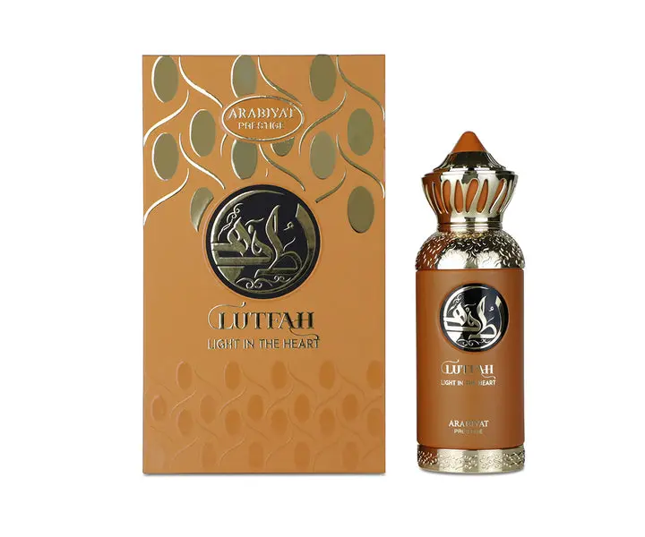 Arabiyat Prestige - Lutfah Light in the Heart Men's Eau de Parfum (EDP), Warm Spices Scent, 80ML Fragrance, Single Bottle