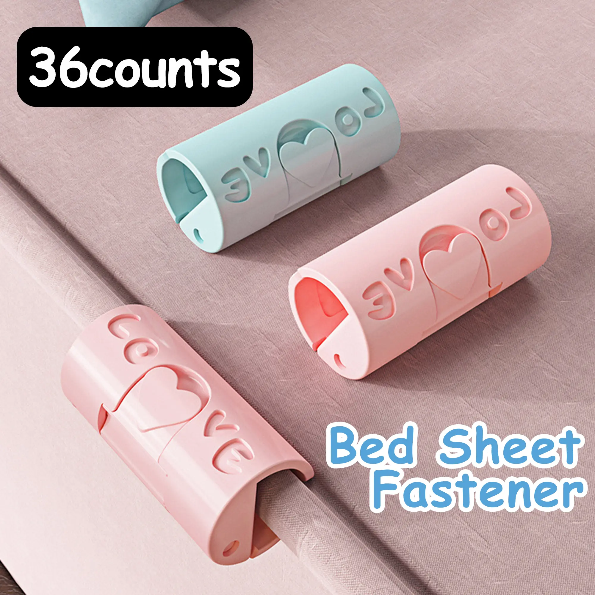 36 Counts Bed Sheet Grippers, adjustable switch structure, quick installation operation