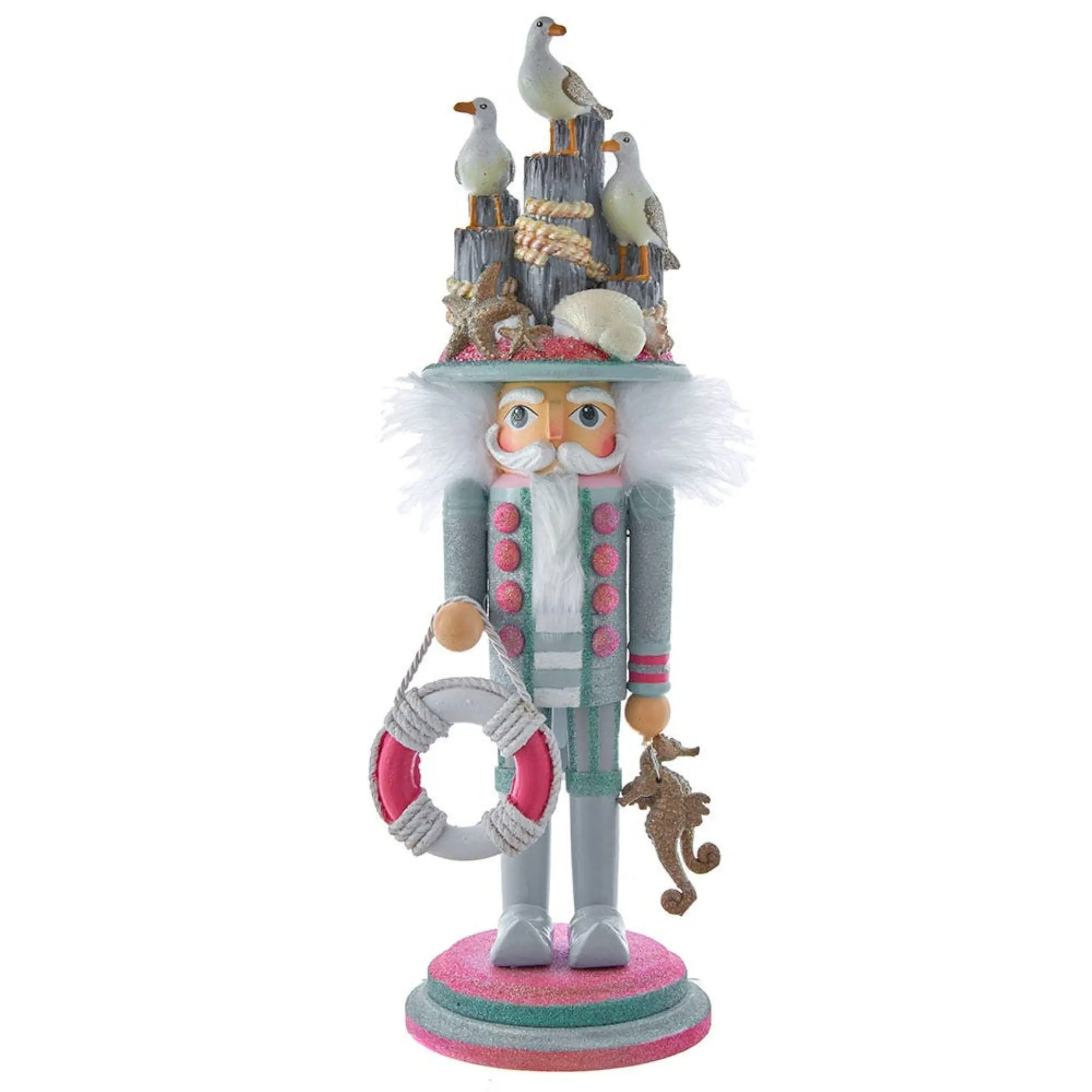 Kurt Adler Hollywood Nutcrackers Collection, Coastal Seagull, 18"