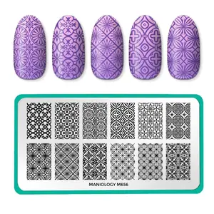 Geometric Mosaics (M656) - Nail Stamping Plate