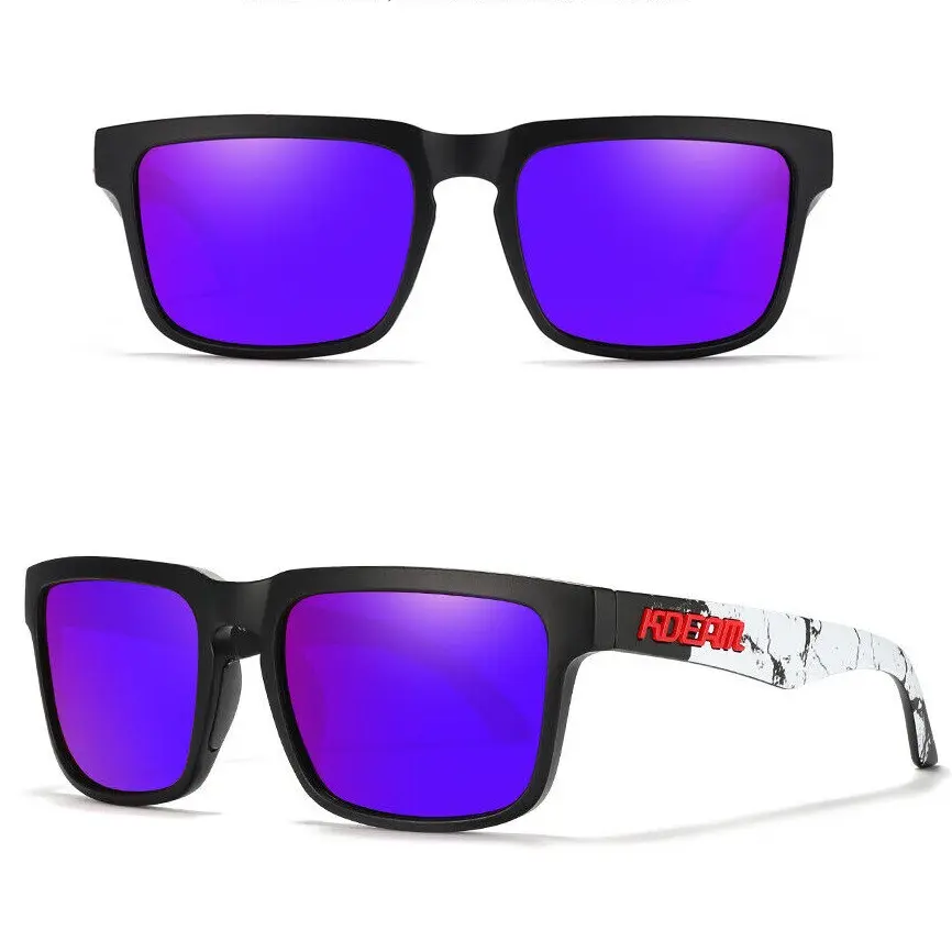 Kdeam Constant IV Red Logo Frames Polarized Sunglasses