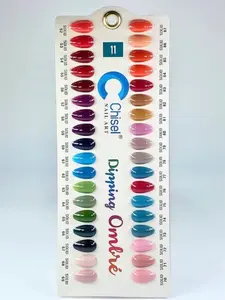 Chisel Nail Art 2 in 1 Acrylic/Dipping Powder 2 oz - Solid 52 to Solid 87