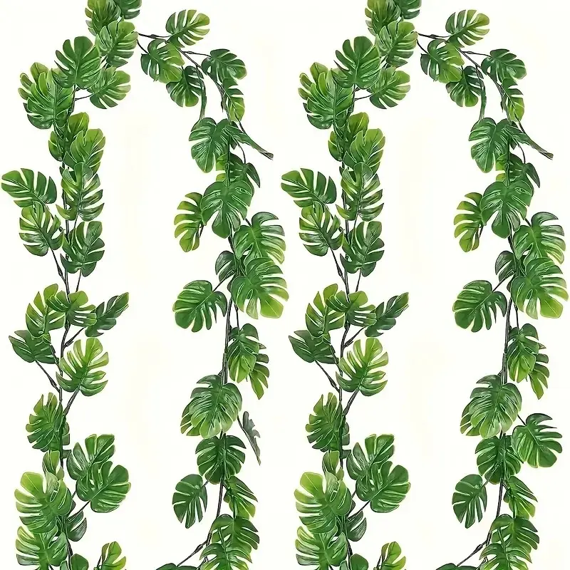 3-Pack UV-Resistant Artificial Plants, Realistic Appearance, Home Decor, Wedding & Garden Decoration, Valentine's Day Gift, Spring Theme Present