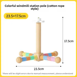 Parrot toy with rotating windmill perch, bird swing, suitable for budgies and lovebirds, for boredom relief and self-entertainment, birdcage accessories