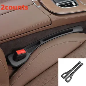 Car Seat Interval Filler, PU Leather Car Seat Interval Filling Storage Strip, Multifunctional Automotive Interior Storage Strip Holder for Phone Key Ticket, Car Accessories, Car Organizer