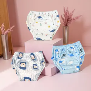 3pcs Anti-Leak Training Diapers, Diapering Products, Breathable and Durable, Comfortable Wide Waistband, Easy to Wear and Remove, Perfect for Baby Daily Use