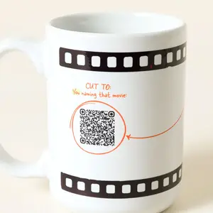 Movie Trivia Every Day Interactive QR Mug