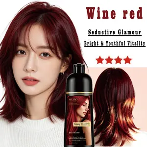 RadiantRed 3-in-1 Dye Shampoo ShineSpring Instant Hair Dye LumiGlow Herbal Color Shampoo