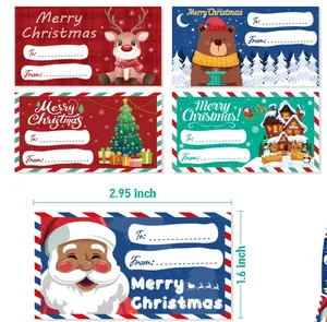 2 Pack-480PCS Christmas Gift Tags ,Gift Tags for Christmas Presents,Christmas Gifts for Women Men Kids , Christmas Wrapping Paper ,Christmas Decorations