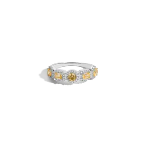 Lab Grown Canary Edwardian Ring