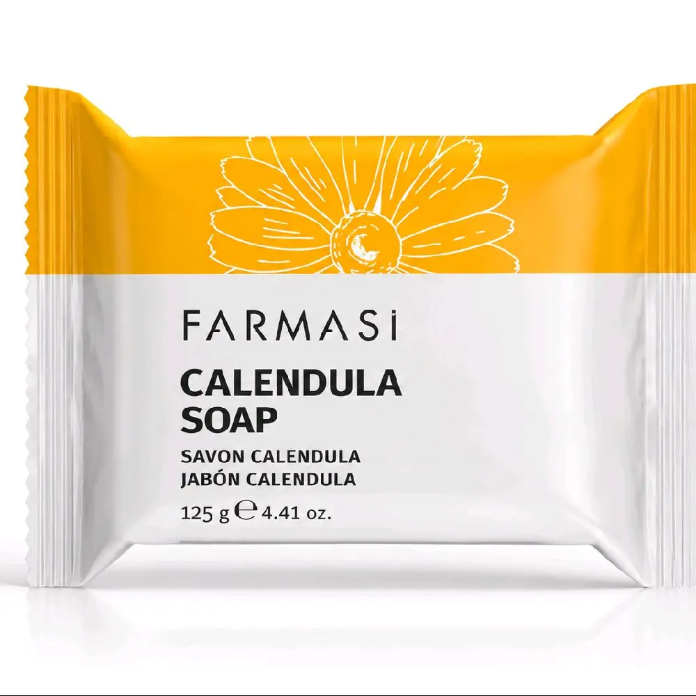 Farmasi Calendula Soap, Gentle Hydrating Bar for Daily Skin Cleansing