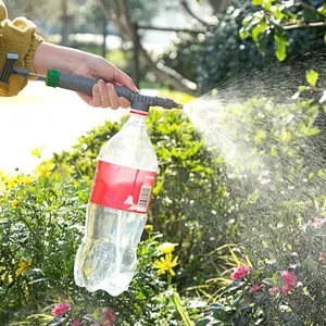 Adjustable Spray Mode Handheld Pressure Sprayer, Reusable Fine Mist and Water Column Modes, Portable Pump for Home Cleaning, Plant Care, Window Washing, Adjustable Nozzles