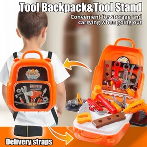 Kids' Toolbox Toy Set - Screw - driving Screwdriver, Electric Drill, Pretend - play Repair Simulation Tools, Educational Toys for Baby Boys, Birthday Gifts